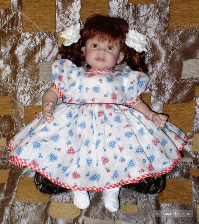 "Сердечное платье" — Одежда и обувь для кукол своими руками: фото (фото 2)