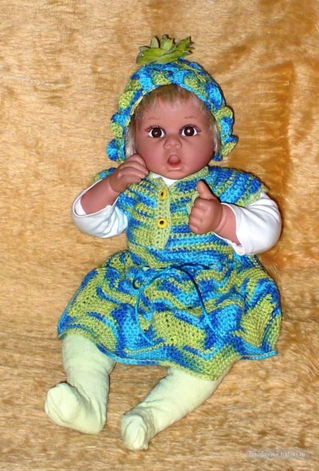 Платьице для Владушки — Одежда и обувь для кукол своими руками: фото (фото 3)