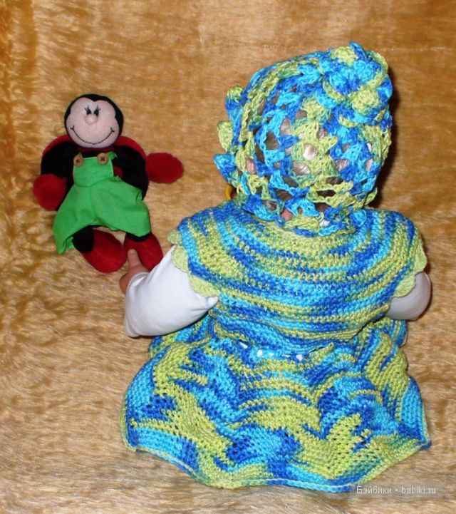 Платьице для Владушки — Одежда и обувь для кукол своими руками: фото (фото 7)