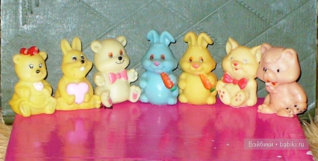 "Новые резиночки" — Игрушки СССР и советского детства: резиновые (фото 8)