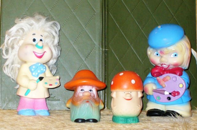"Новые резиночки" — Игрушки СССР и советского детства: резиновые (фото 6)