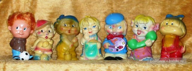 "Новые резиночки" — Игрушки СССР и советского детства: резиновые (фото 7)