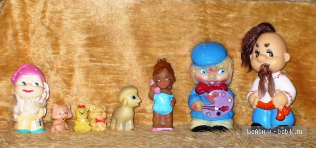 "Новые резиночки" — Игрушки СССР и советского детства: резиновые