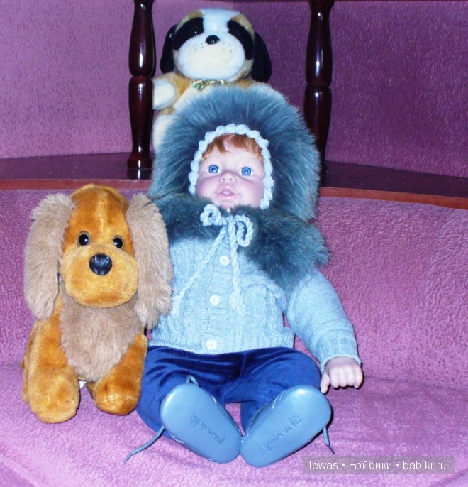 Сшили шапку из песца! Одежда для кукол