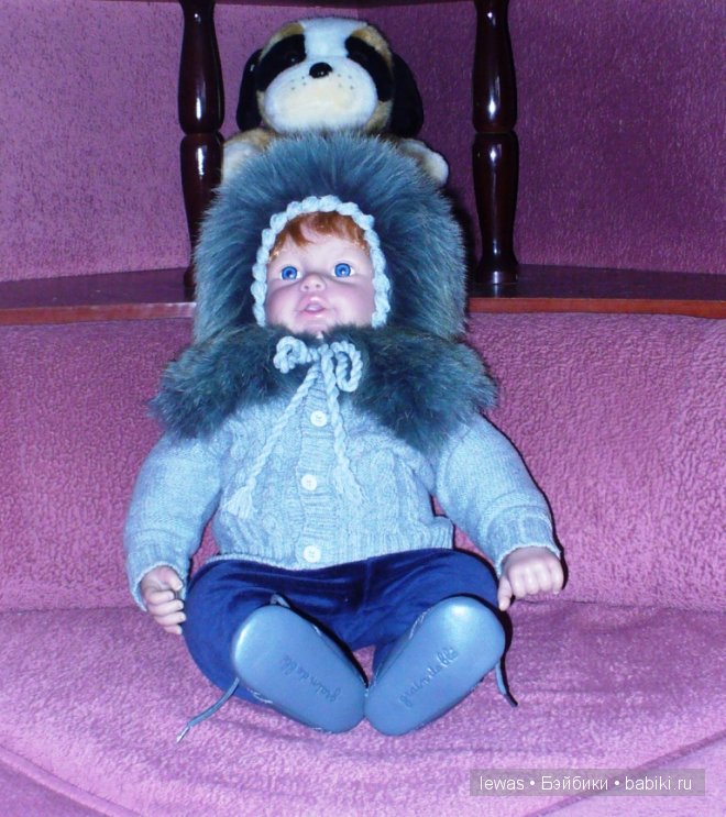 Сшили шапку из песца! Одежда для кукол