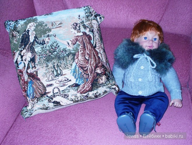 Сшили шапку из песца! Одежда для кукол