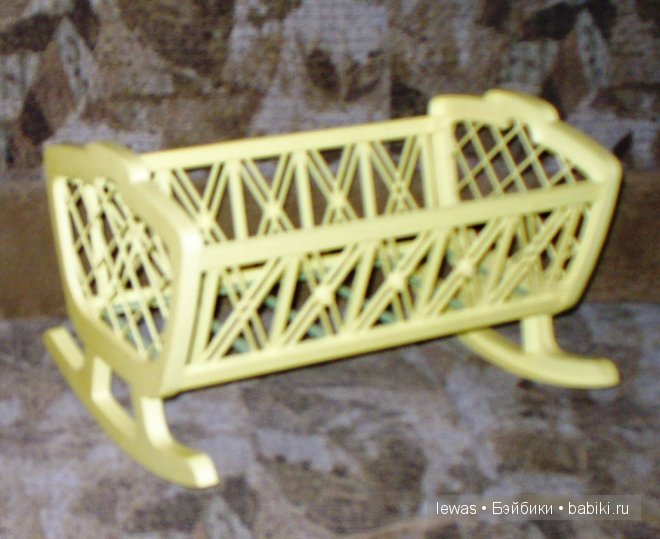 Спать пора! Резная люлька для куклы (фото 4)