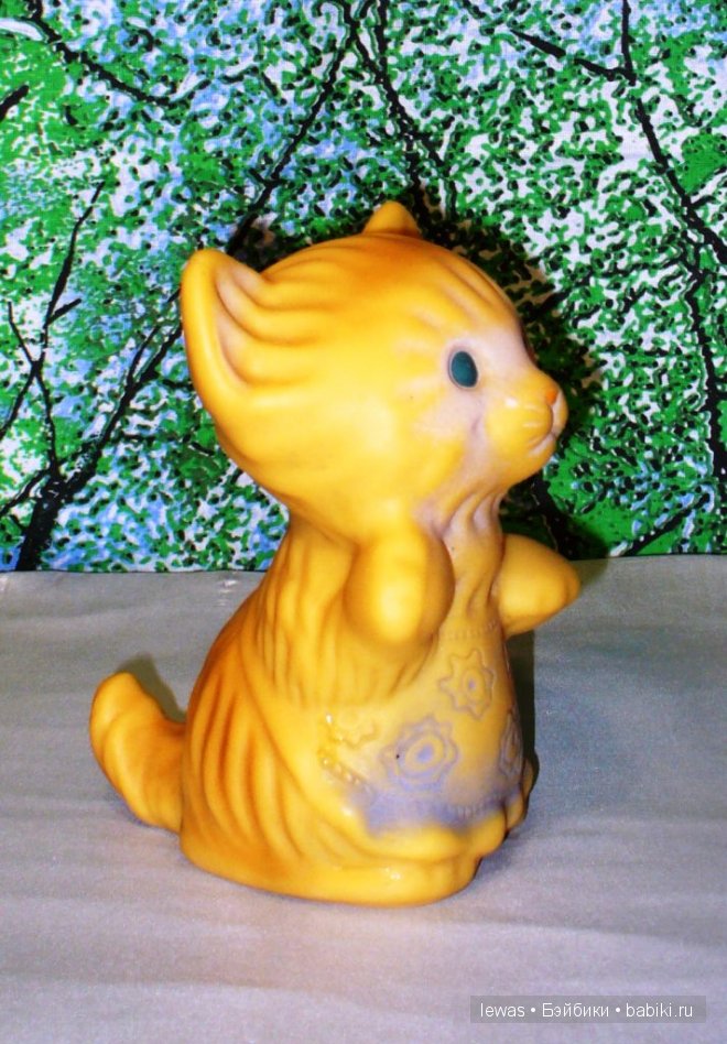 Жил да был черный кот — Игрушки СССР и советского детства: резиновые