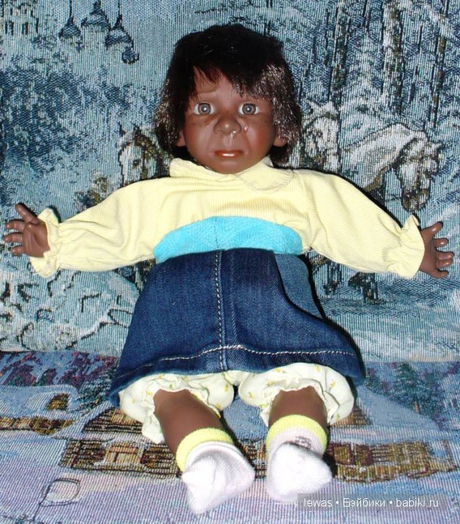 Мастер класс: джинсовые юбочки для кукол своими руками (фото 2)