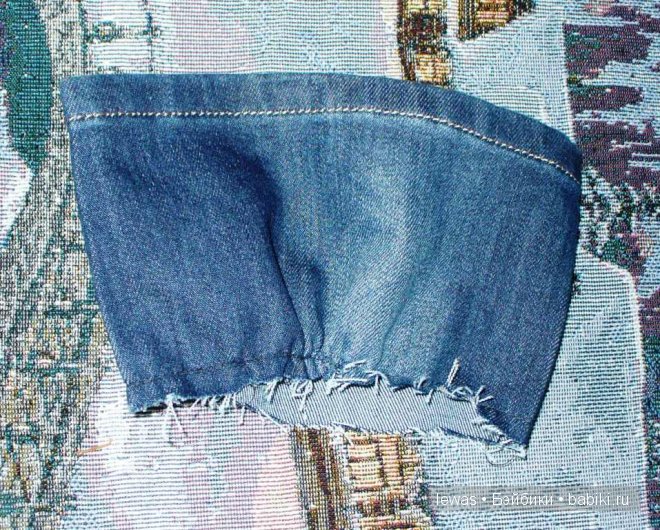 Мастер-класс: джинсовые юбочки для кукол