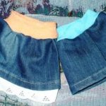 Мастер класс: джинсовые юбочки для кукол своими руками