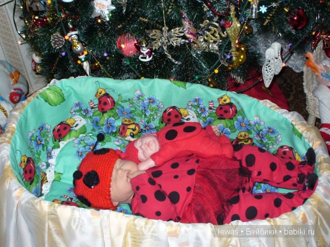 Прилегли спасть возле елки божьи коровки | Бэйбики Прилегли спасть возле елки божьи коровки