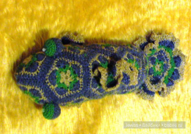 Рыбка из амотивов "Африканский цветок" (фото 4)