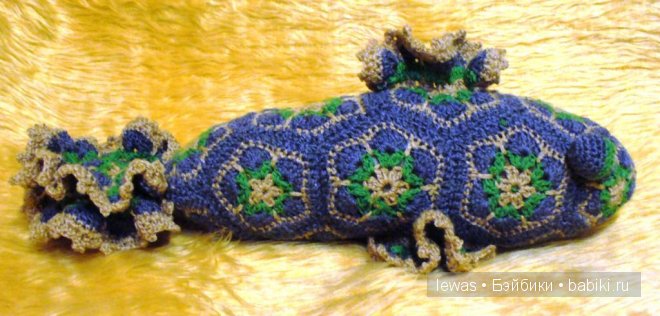 Рыбка из амотивов "Африканский цветок" (фото 2)