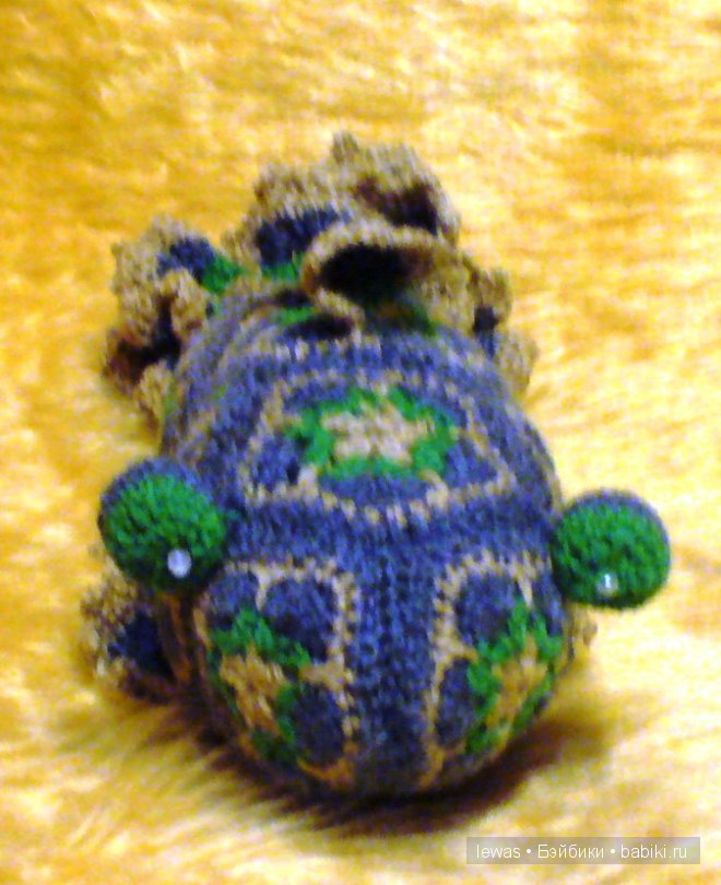 Рыбка из амотивов "Африканский цветок" (фото 3)