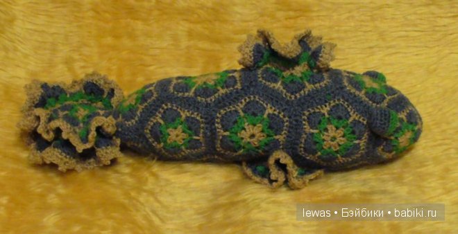 Рыбка из амотивов "Африканский цветок"