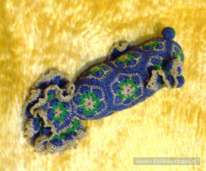 Рыбка из амотивов "Африканский цветок" (фото 5)