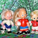 Футбол, футбол! Кричат болельщики: "Гол!" Коллекция игрушек ПВХ