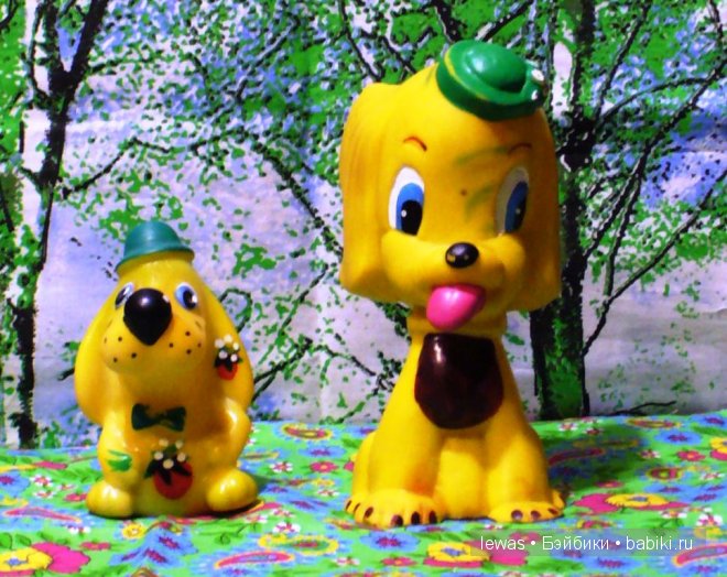 Собачье пополнение — Игрушки СССР и советского детства: резиновые (фото 9)