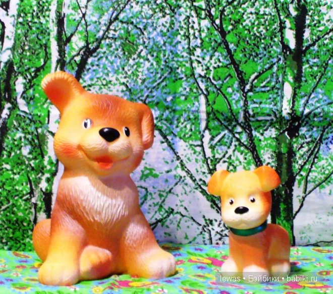 Собачье пополнение — Игрушки СССР и советского детства: резиновые