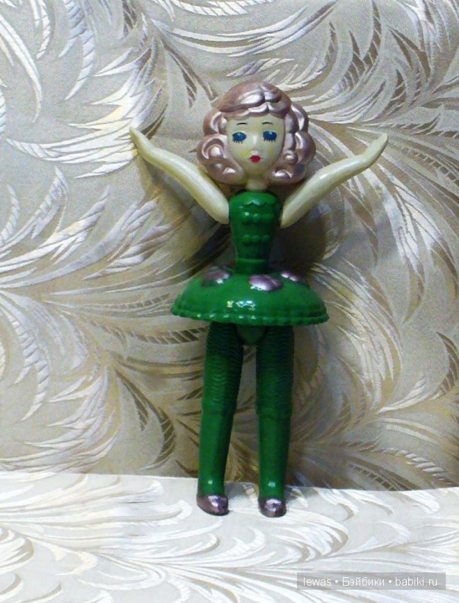 Куколка - балетница — Советские винтажные куклы (СССР): Ленигрушка (фото 2)
