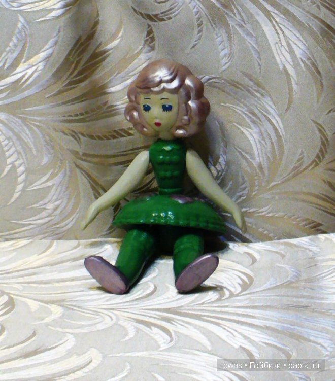 Куколка - балетница — Советские винтажные куклы (СССР): Ленигрушка (фото 5)