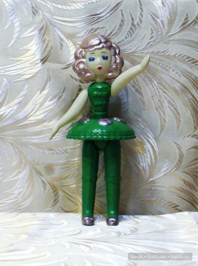 Куколка - балетница — Советские винтажные куклы (СССР): Ленигрушка (фото 3)