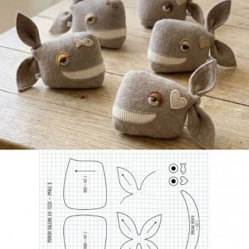 Кит с выкройкой