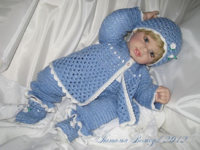 вязаный костюм крючком