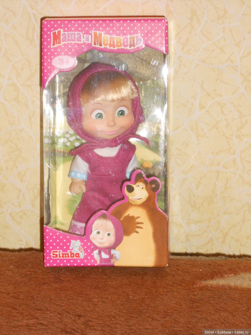 Моя Маша — Куклы Маша и Медведь (Simba): Маша в кармашке