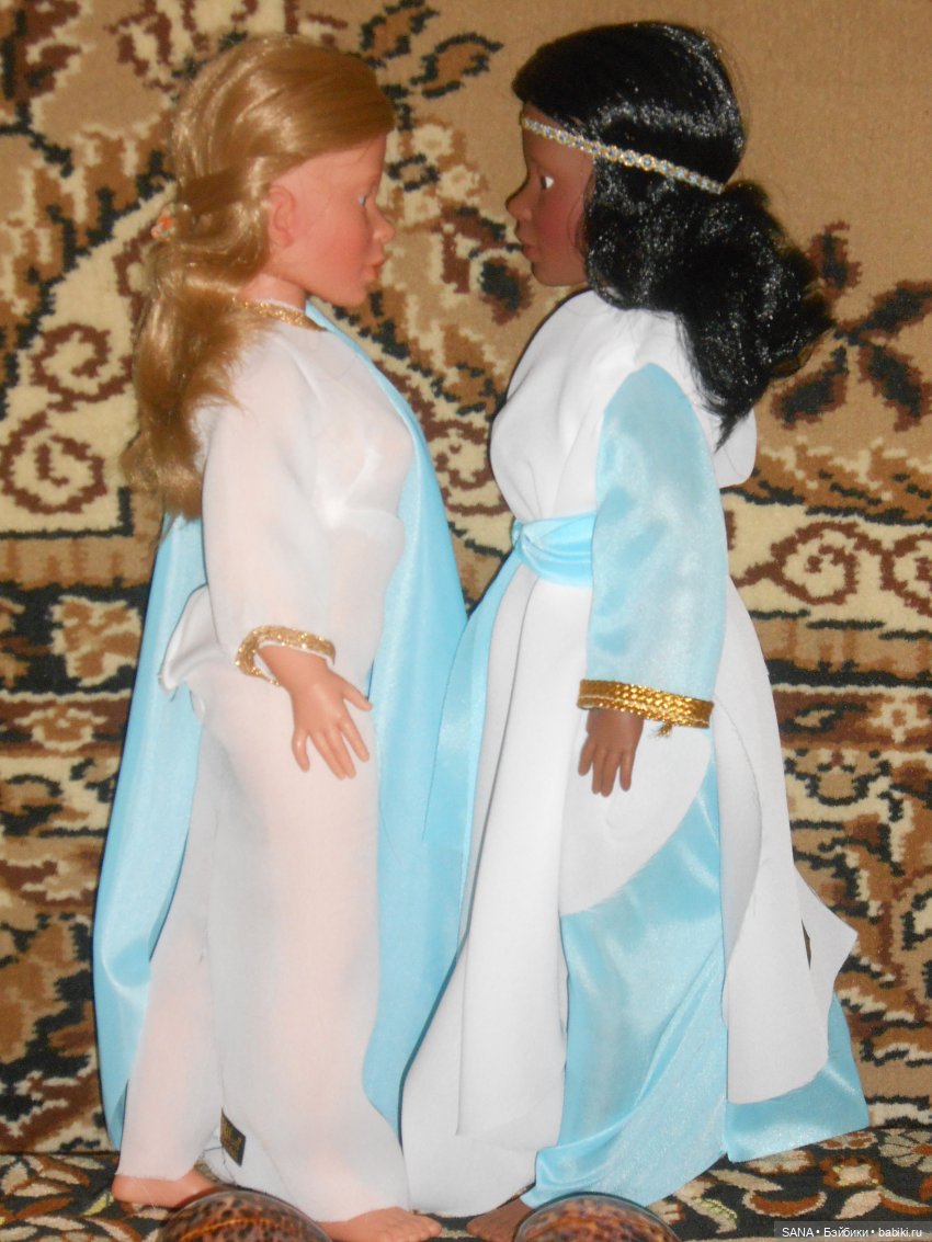 Две Богини - День и Ночь — Испанские куклы (разное): Vestida de Azul (фото 5)