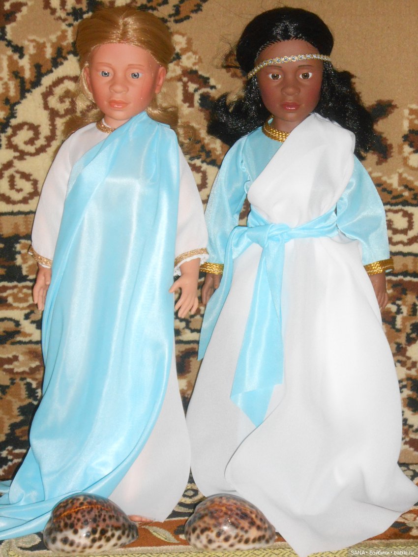 Две Богини - День и Ночь — Испанские куклы (разное): Vestida de Azul (фото 3)
