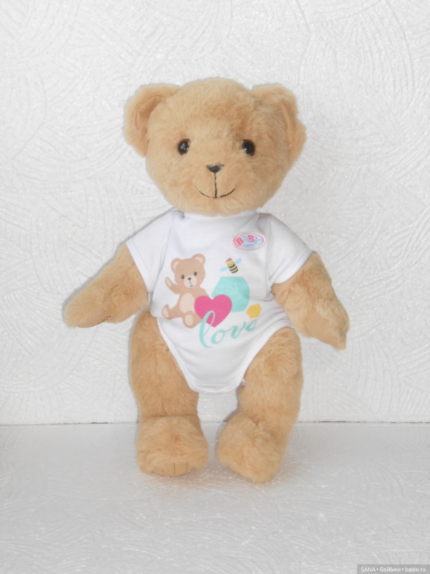 Мишка BABY BORN — Пупсы Baby Born и Baby Annabell (Zapf): интерактивные