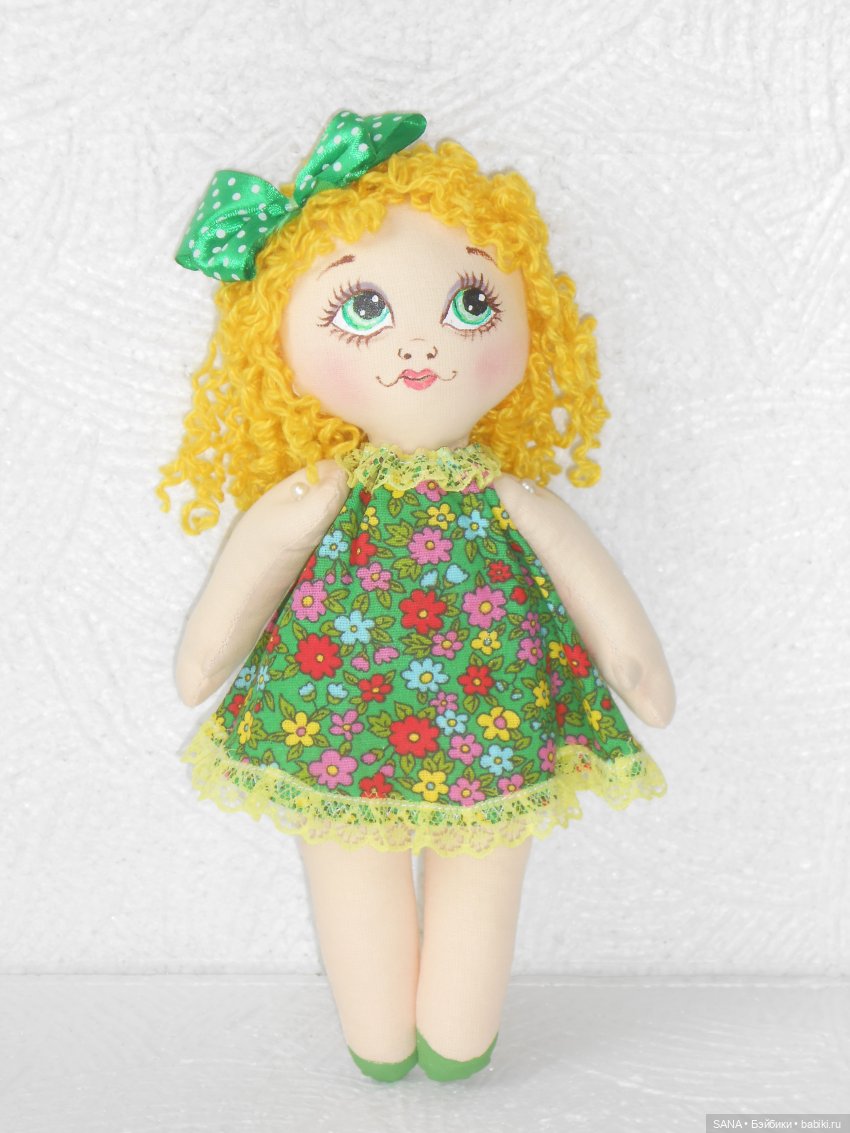Девочка по имени Лето — Мягкие игровые и текстильные куклы: тряпичные