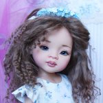 Девочка с глазами цвета моря или ООАК куклы Paola Reina