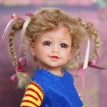 Девочка с косичками или ООАК куклы Adora mini