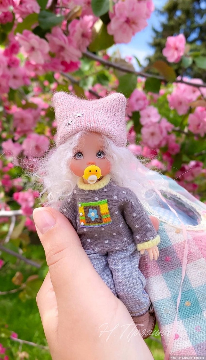 Кудряшка Маруся. Куколка "в кармашек" на теле ob11 (фото 8)
