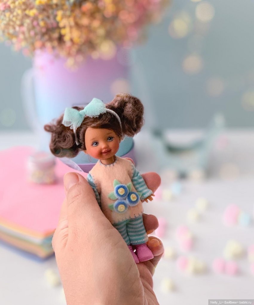 Шарнирная Ириска. ООАК малышки Келли от Mattel (фото 2)