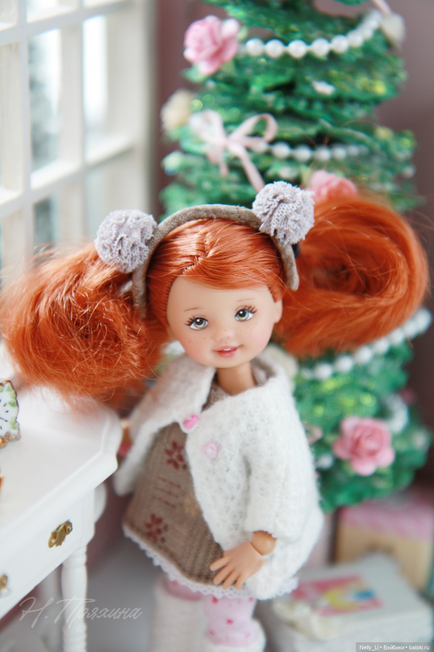 В ожидании новогоднего чуда. ООАК малышки Келли от Mattel (фото 4)