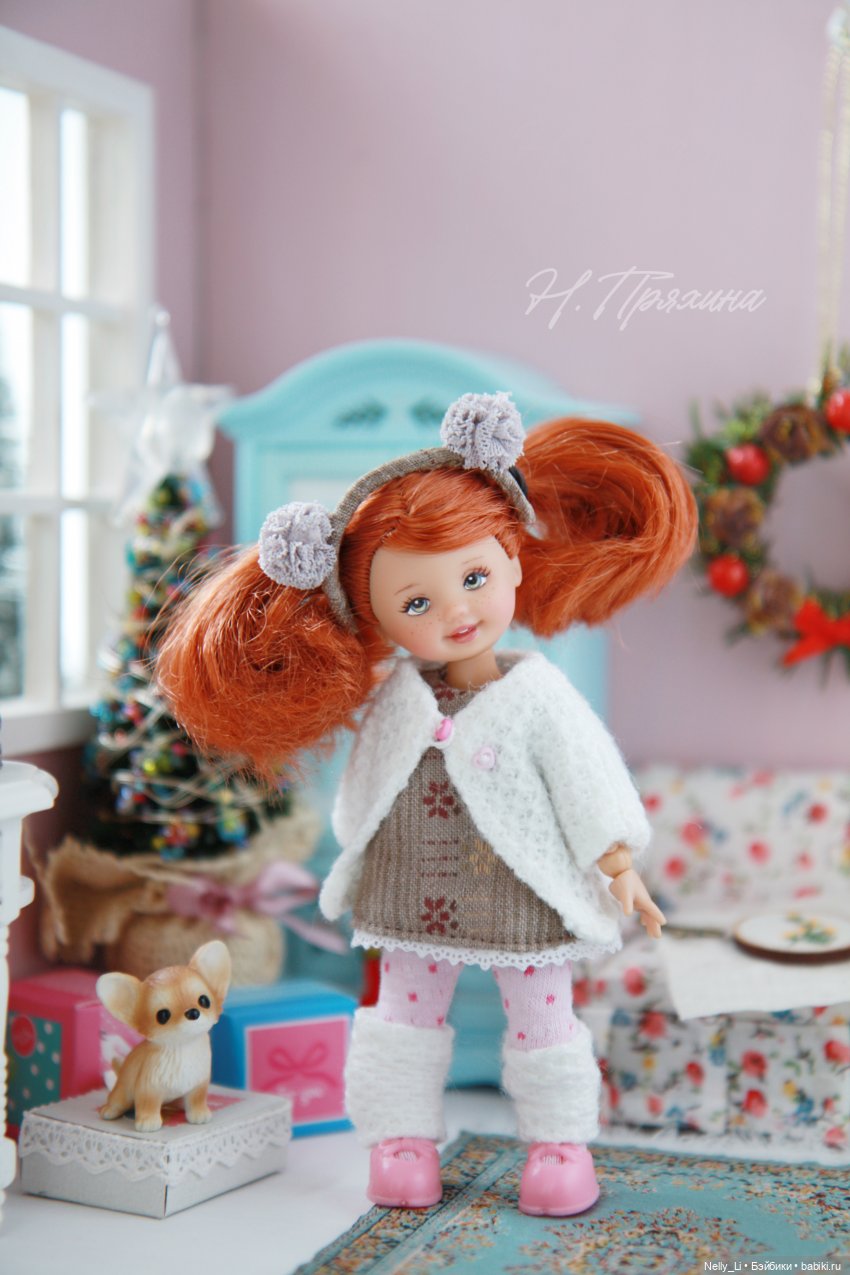 В ожидании новогоднего чуда. ООАК малышки Келли от Mattel (фото 2)