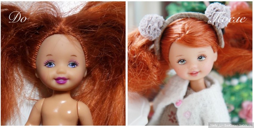 В ожидании новогоднего чуда. ООАК малышки Келли от Mattel