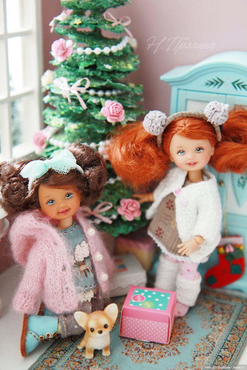 В ожидании новогоднего чуда. ООАК малышки Келли от Mattel (фото 7)
