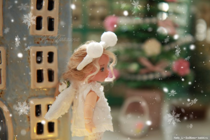 Снежный ангелок Анжель. Крошка 8 см