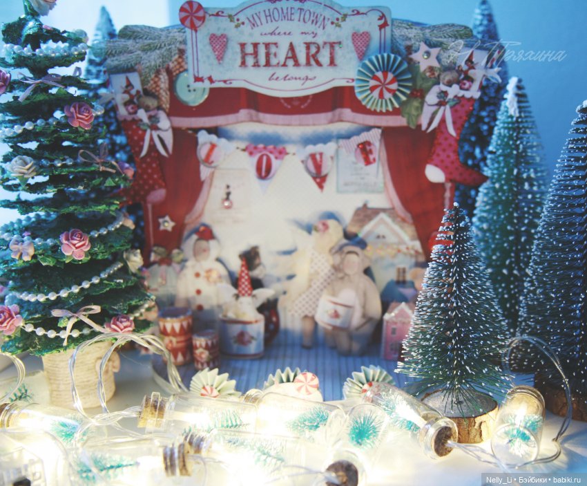 Как сделать новогодний домик для фотосессий в стиле Tilda (фото 3)