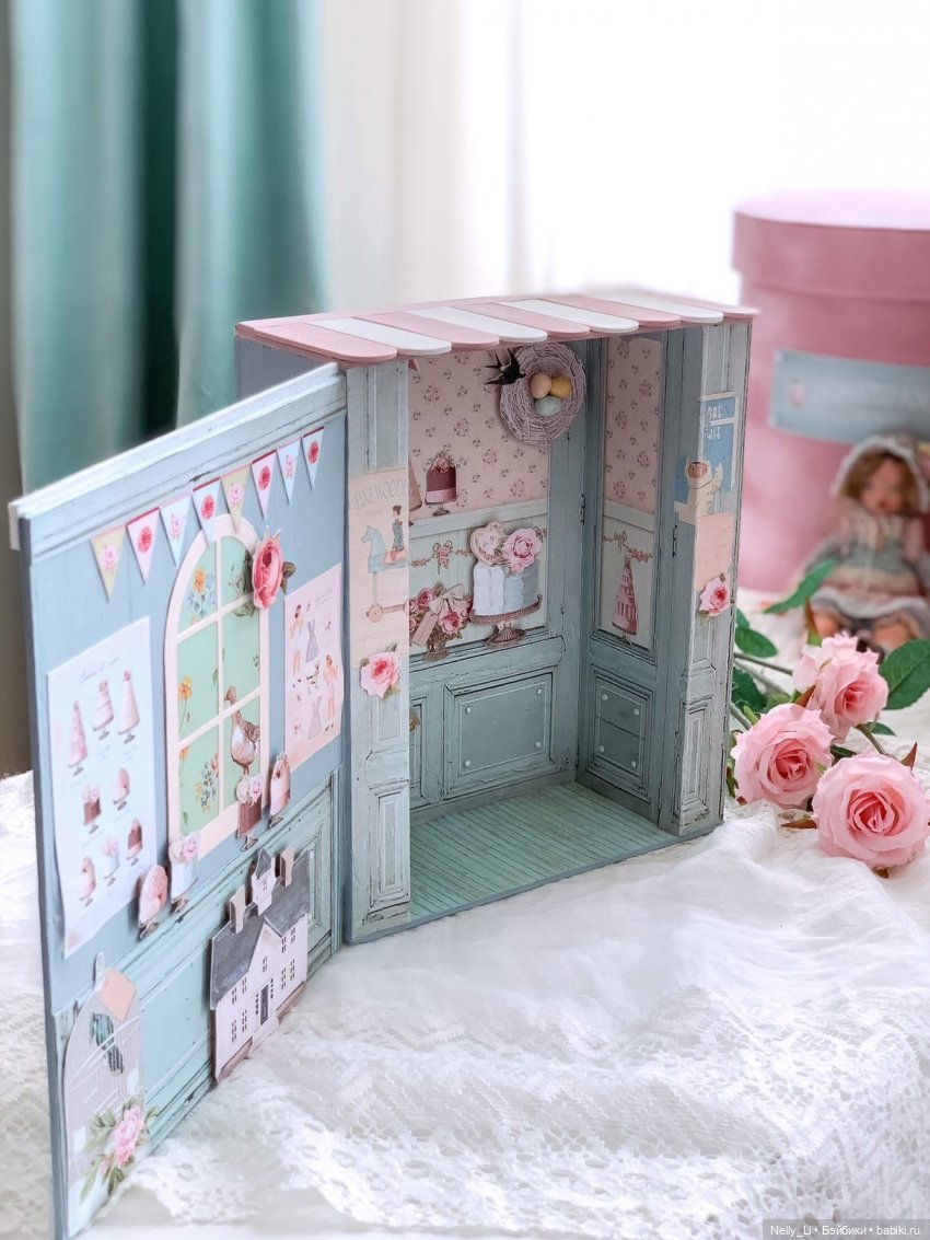 Как сделать новогодний домик для фотосессий в стиле Tilda (фото 10)