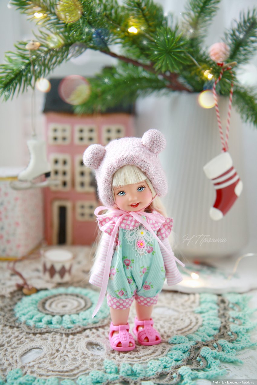 Малышка под новогоднюю ёлочку или OOAK Келли Plus Size (фото 3)