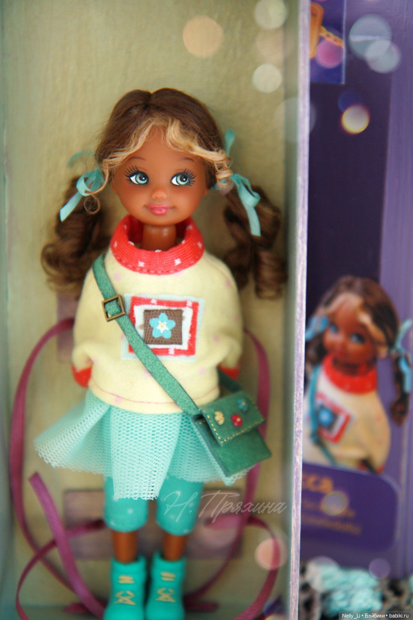 Малышка - шоколадка или ООАК 14 см куклы Barbie So in Style (фото 5)