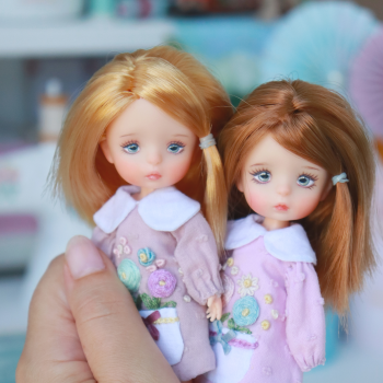 Две нежные сестрички или новый ООАК кукол Sariel