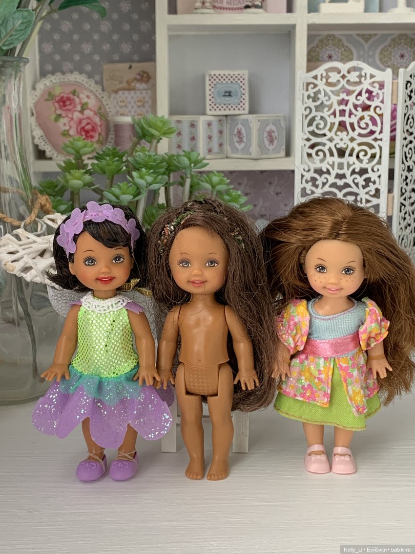 ООАК трёх Келли (сестричек Barbie от Mattel)
