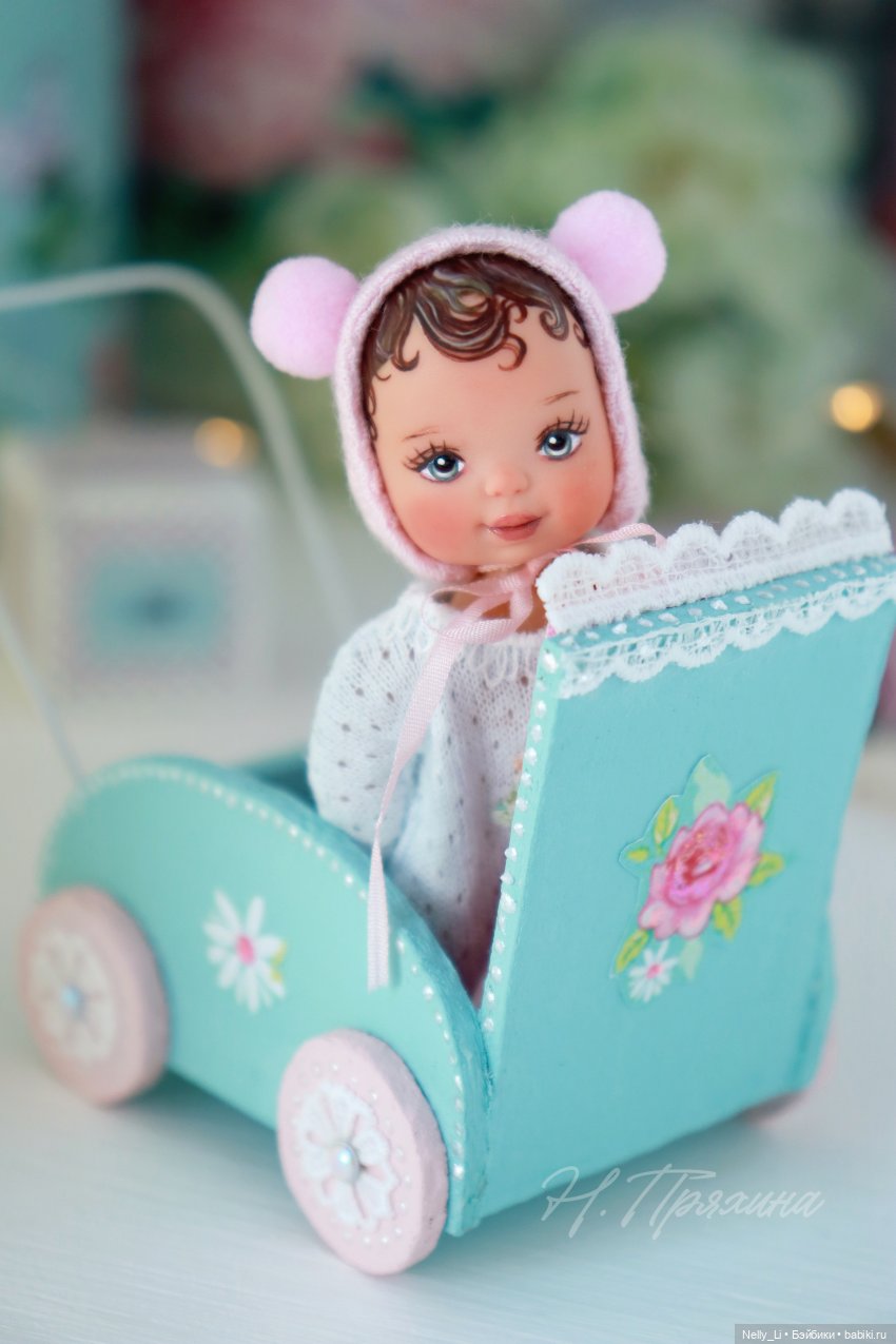 Крошка на ладошке или ООАК 7 см пупсика Kid Kore (фото 8)